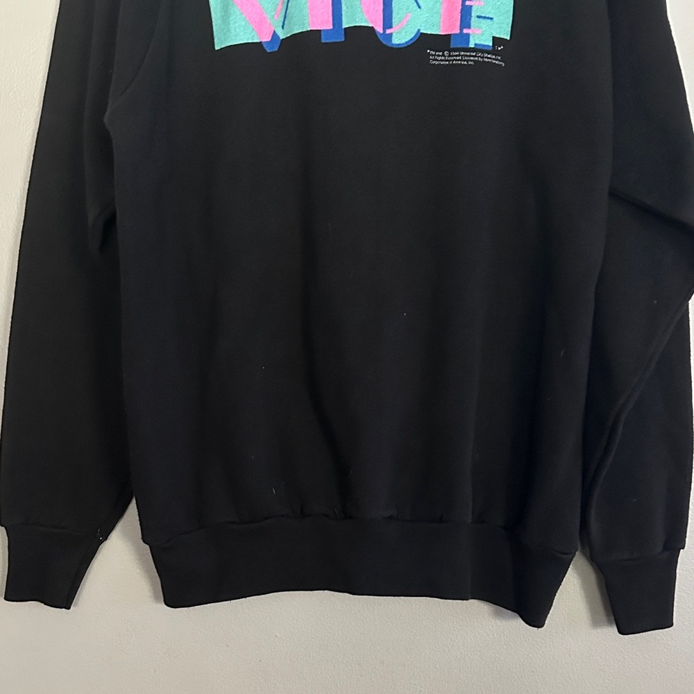 Miami Vice TV Series women rare vintage 1984 sweatshirt from Universal Studios - Picture 6 of 9